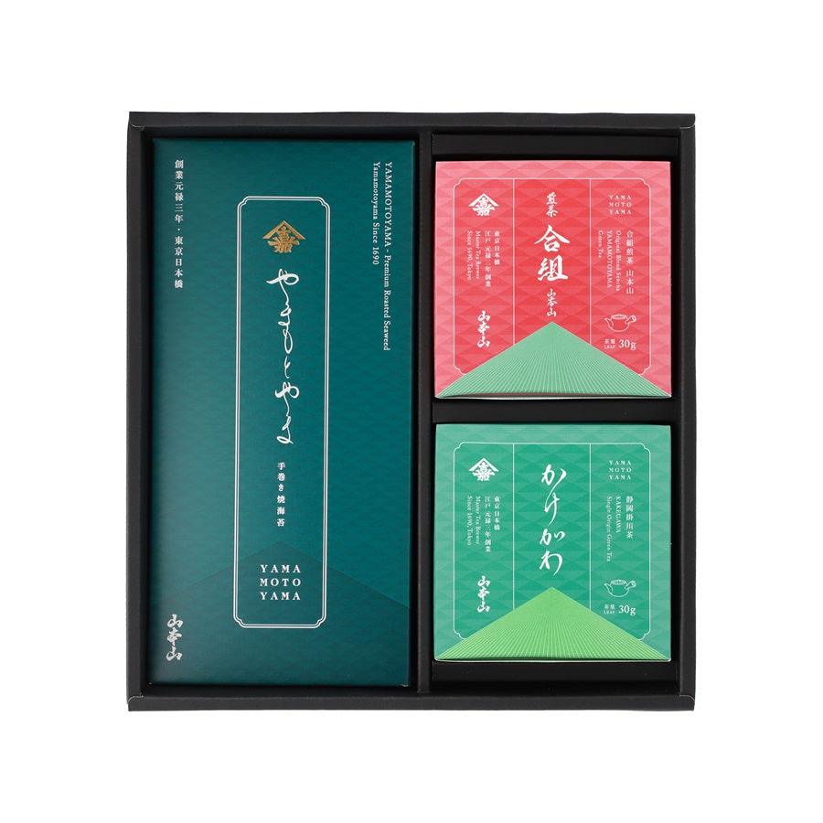 お茶海苔詰合せ 合組・かけがわ・半切