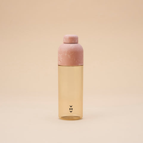 ウォーターボトル pink×beige