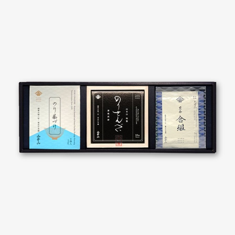 EC限定 のりせんべいとお茶の詰合せ 3点入
