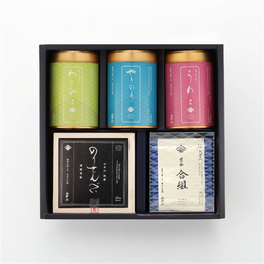 のりせんべいと海苔・お茶の詰合せ