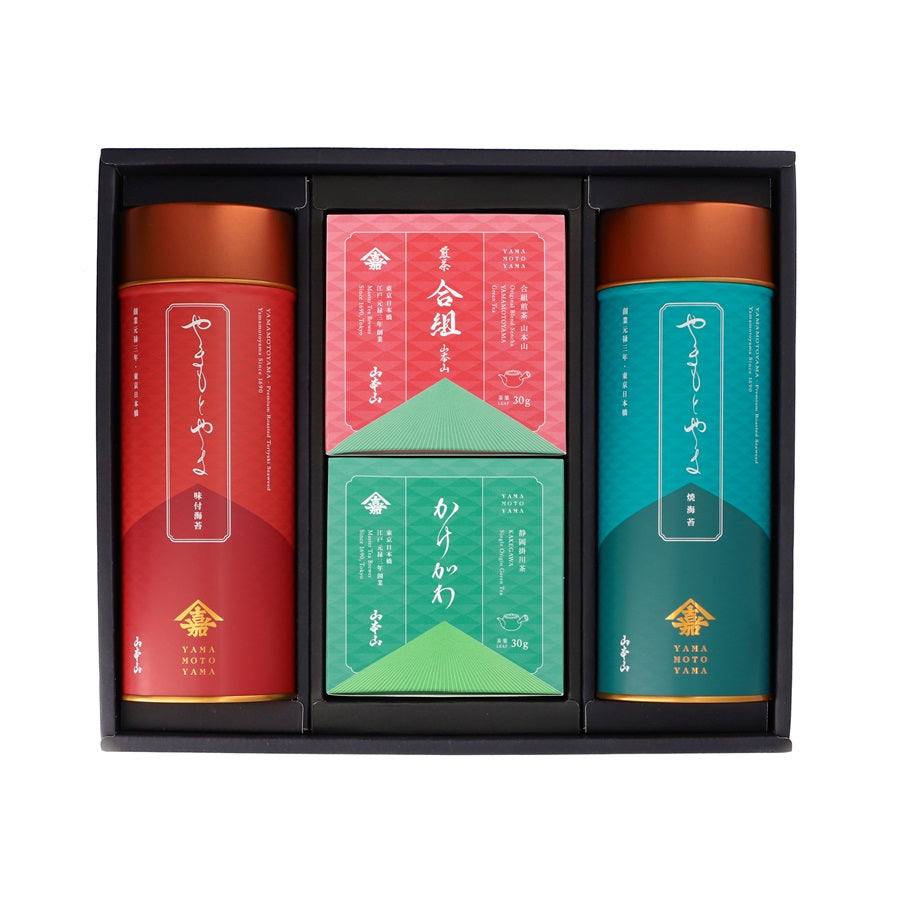 お茶海苔詰合せ包装　合組・かけがわ・8切