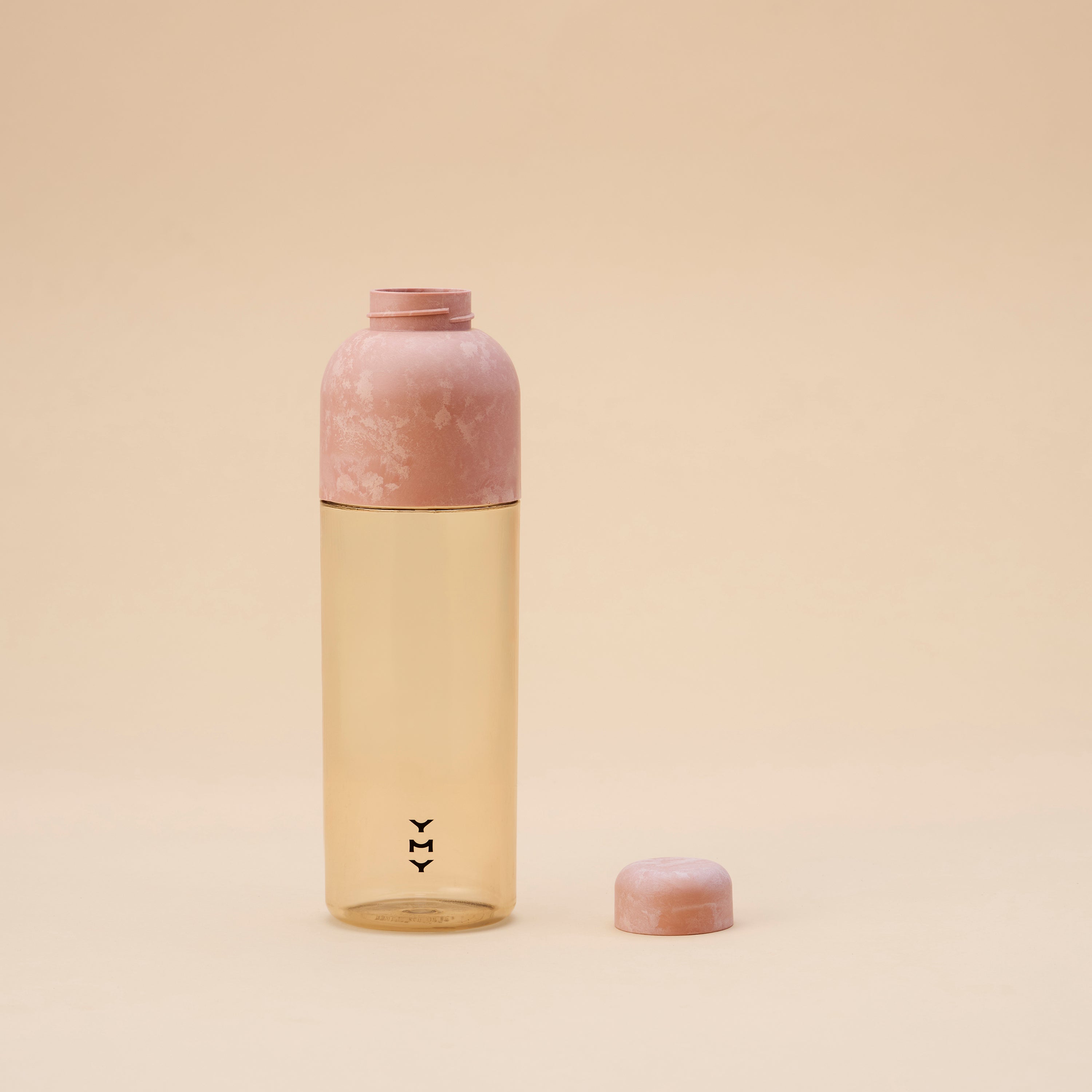 Water bottle pink x beige