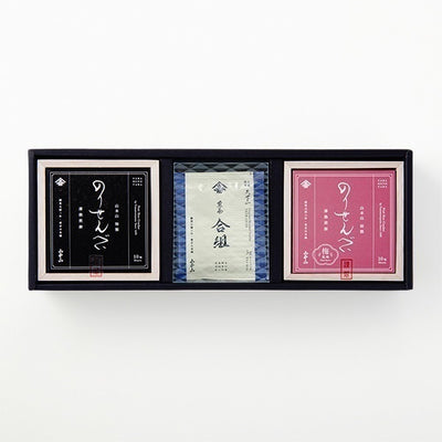のりせんべいとお茶の詰合せ