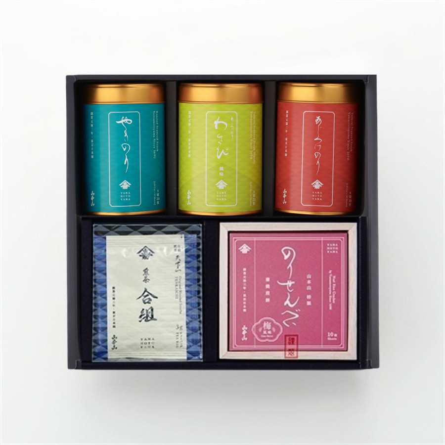 のりせんべいと海苔・お茶の詰合せ