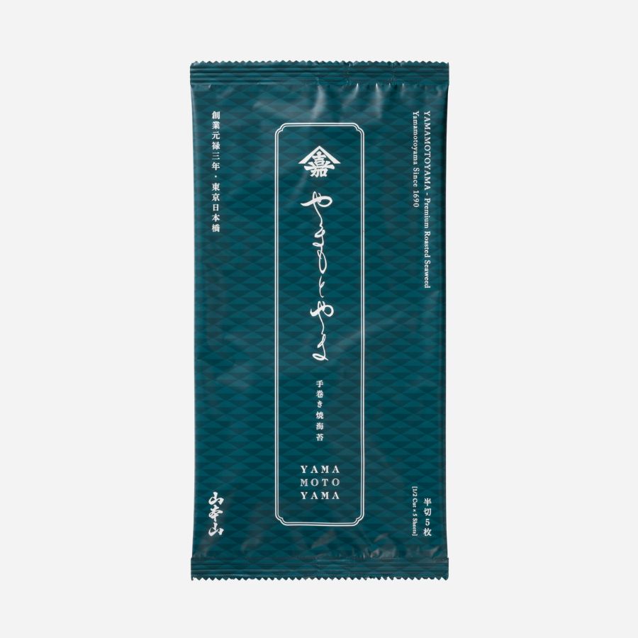 【まとめ割対象商品】やまもとやま焼海苔4袋詰（半切5枚）