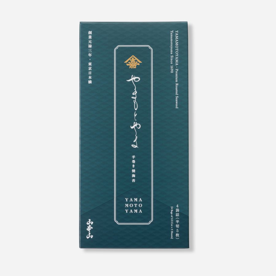 【まとめ割対象商品】やまもとやま焼海苔4袋詰（半切5枚）